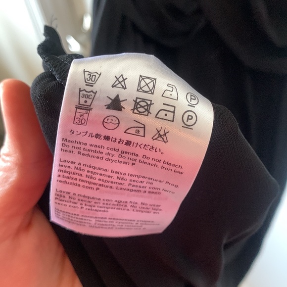 ESCADA Crossover- Waist Sleeveless Thigh-Slit V-Neck Black Gown - Size INT 38 - Picture 13 of 17